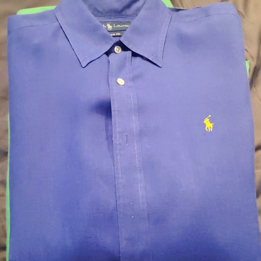 linen short sleeve (2) shirts Ralph Lauren